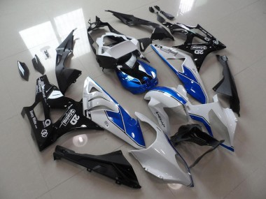 BMW S1000RR 2009-2014 Verkleidungen - Weiß Blau Schwarz