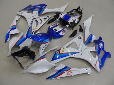 BMW S1000RR 2009-2014 Vollverkleidung - Blau Weiß