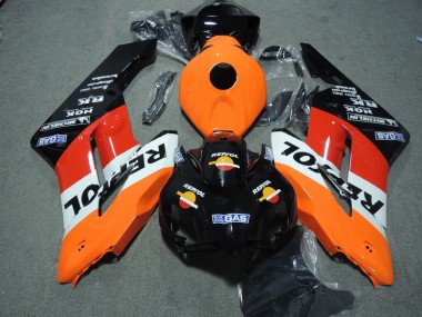 Honda CBR 1000 RR 2004-2005 Verkleidung - Schwarz Orange Repsol