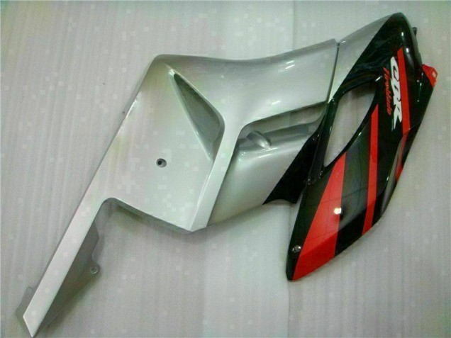 Honda CBR 1000 RR 2004-2005 Verkleidungen - Rot Silber