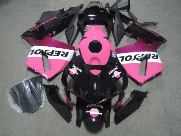 Honda CBR 1000 RR 2004-2005 Verkleidungen - Schwarz Rosa Repsol