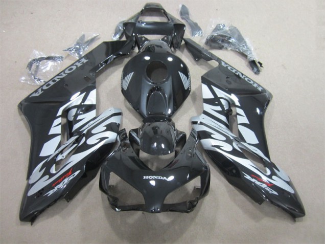 Honda CBR 1000 RR 2004-2005 Verkleidungen - Schwarz Silber