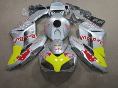 Honda CBR 1000 RR 2004-2005 Verkleidungen - Silber Rot Bull