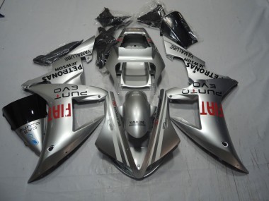 Honda CBR 1000 RR 2004-2005 Verkleidungen - Silber Rot Fiat