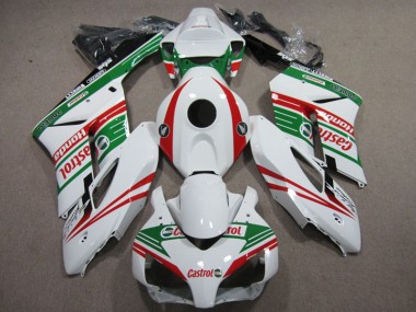 Honda CBR 1000 RR 2004-2005 Verkleidungen - Weiß Rot Castrol