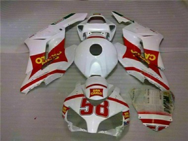 Honda CBR 1000 RR 2004-2005 Verkleidungen - Weiß Rot