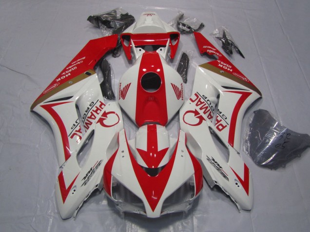 Honda CBR 1000 RR 2004-2005 Verkleidungen - Weiß Rot PRAMAC