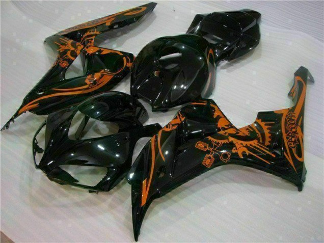 Honda CBR 1000 RR 2006-2007 Verkleidungen - Braun Schwarz