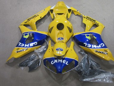 Honda CBR 1000 RR 2006-2007 Verkleidungen - Gelb Blau Camel