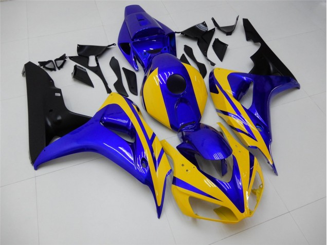 Honda CBR 1000 RR 2006-2007 Verkleidungen - Gelb Blau