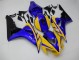 Honda CBR 1000 RR 2006-2007 Verkleidungen - Gelb Blau