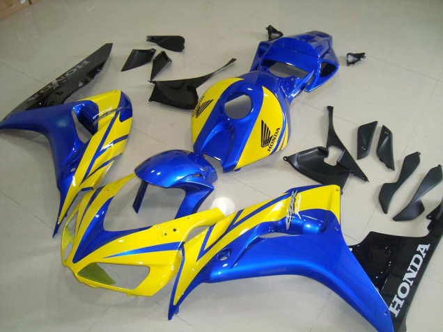 Honda CBR 1000 RR 2006-2007 Verkleidungen - Gelb Blau Schwarz