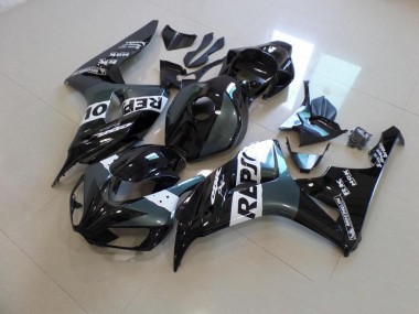 Honda CBR 1000 RR 2006-2007 Verkleidungen - Grau Schwarz Repsol