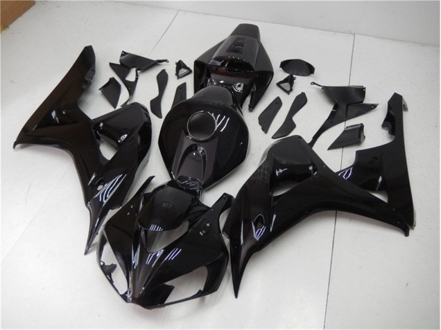 Honda CBR 1000 RR 2006-2007 Vollverkleidung - Glänzend Schwarz