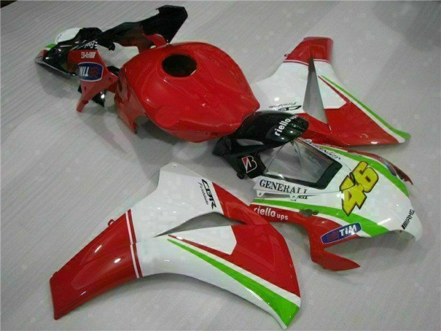 Honda CBR 1000 RR 2008-2011 Verkleidung - Rot Weiß