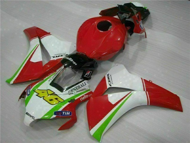 Honda CBR 1000 RR 2008-2011 Verkleidung - Rot Weiß