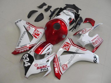 Honda CBR 1000 RR 2008-2011 Verkleidung - Weiß Rot HARC Pro PIAA 634