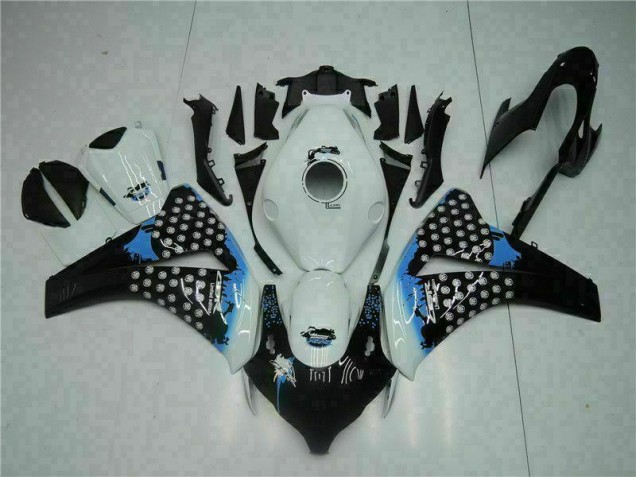 Honda CBR 1000 RR 2008-2011 Verkleidung - Weiß Schwarz