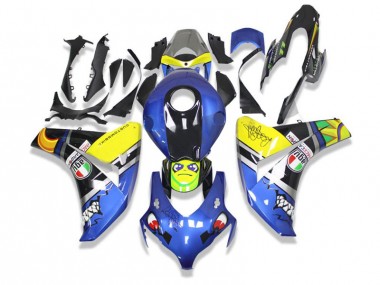 Honda CBR 1000 RR 2008-2011 Verkleidungen - Blau Hai