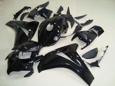 Honda CBR 1000 RR 2008-2011 Verkleidungen - Ganz schwarz Ohne Aufkleber