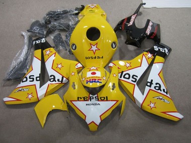 Honda CBR 1000 RR 2008-2011 Verkleidungen - Gelb Repsol HRC