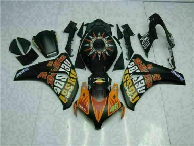 Honda CBR 1000 RR 2008-2011 Verkleidungen - Orange Schwarz