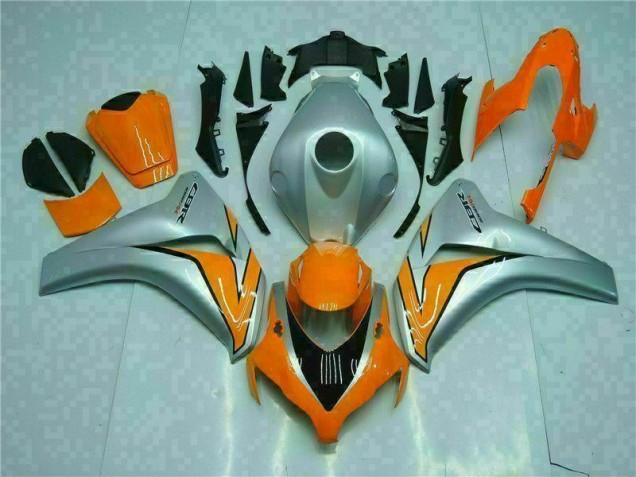 Honda CBR 1000 RR 2008-2011 Verkleidungen - Orange Silber