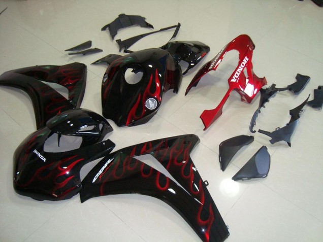 Honda CBR 1000 RR 2008-2011 Verkleidungen - Rot Flamme Rennen