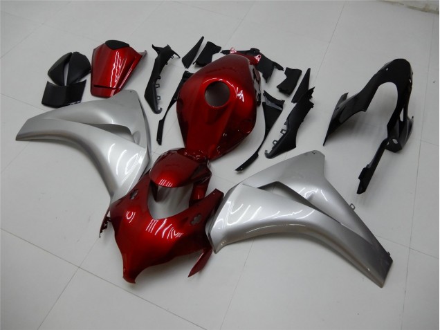 Honda CBR 1000 RR 2008-2011 Verkleidungen - Rot Silber