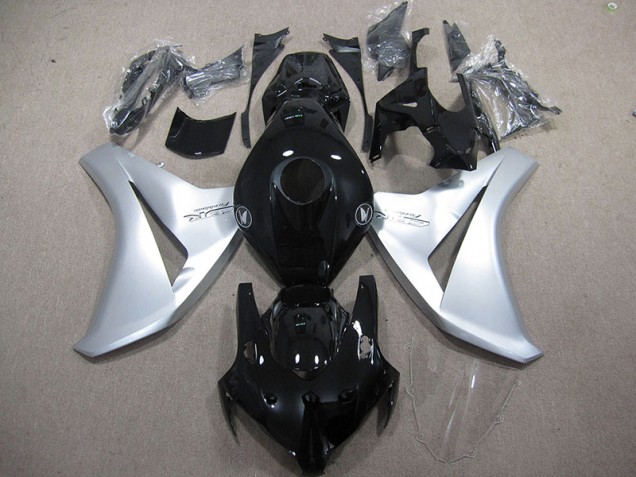 Honda CBR 1000 RR 2008-2011 Verkleidungen - Schwarz Silber Feuerklinge