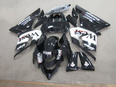 Kawasaki ZX10R 2003-2005 Verkleidungen - Schwarzer West Ninja