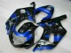 Suzuki GSXR 600 / 750 K1 K2 K3 2001-2003 Verkleidung - Blau Schwarz