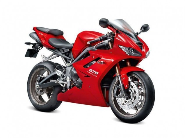 Triumph Daytona 675 Triple 2006-2008 Verkleidungen - Rot