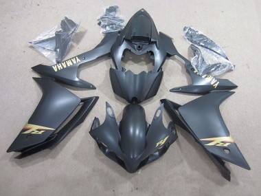Yamaha R1 2007-2008 Verkleidung - Schwarz und Gold Aufkleber
