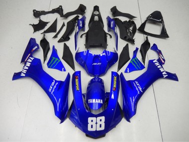 Yamaha R1 2015-2019 Verkleidungen - Blau Monster 88