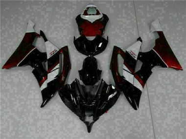 Yamaha R6 2008-2016 Motorrad Vollverkleidung - Schwarz